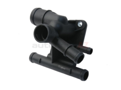 URO Parts 06F121132H Radiator Coolant Hose Flange; Rear Of Cylinder Head; BPY Engine - Audi, VW | 06F121132D 06F121132F 06F121132G 06F121133E