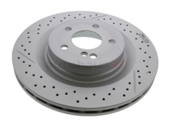 Genuine Mercedes 2044230412, A2044230412 Disc Brake Rotor; Rear - Mercedes | 0054209020 005420902028 0064207820 0074209320