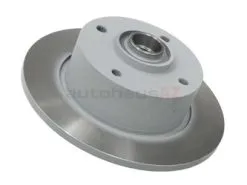 Sebro Coated 411407075B, 107117C Disc Brake Rotor; Front; Solid - Porsche, VW | 411407075BBR 600159100 W01331619554