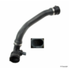 Genuine 7P0122051 Radiator Coolant Hose; Lower - Main Radiator - VW