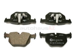 ATE Ceramic 34216775678, LD7225 Brake Pad Set; Rear - BMW