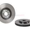 Brembo 5Q0615301G, 09C30611 Disc Brake Rotor - Audi, VW
