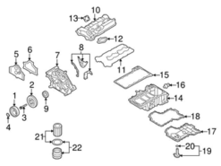 Genuine BMW 11127566289 Valve Cover Gasket; Left - BMW