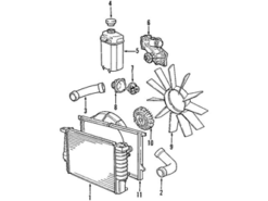 Genuine BMW 11531742918 Radiator Coolant Hose; Lower Upper - BMW