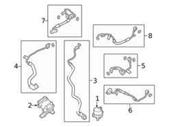 Genuine BMW 11538485158 Turbocharger Coolant Line; Right - BMW