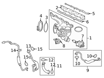 Genuine BMW 11539488188 Turbocharger Coolant Line - BMW 1 Genuine BMW 11539488188 Turbocharger Coolant Line - BMW