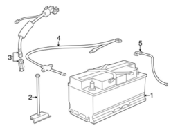 Genuine BMW 12421436907 Battery Cable - BMW | 12421728896