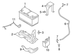 Genuine BMW 12427584685 Battery Cable - BMW