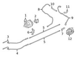 Genuine BMW 17128487016 Radiator Coolant Hose