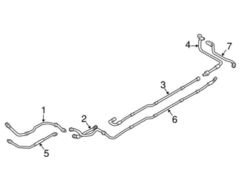 Genuine BMW 17128644286 Coolant Hose - BMW