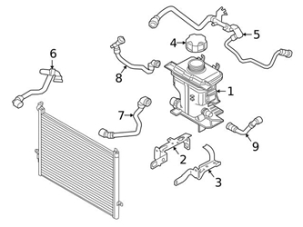 Genuine BMW 17129894778 Radiator Coolant Hose; Outer - BMW | 17128689252 1 Genuine BMW 17129894778 Radiator Coolant Hose; Outer - BMW | 17128689252