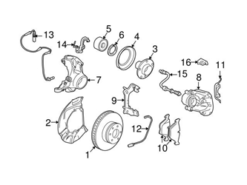 Genuine BMW 34116766557 Brake Caliper; Front Left - BMW