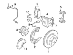 Genuine BMW 34116776527 Brake Caliper; Front Left - BMW