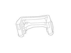 Genuine BMW 34117990053 Brake Caliper; Front Left - BMW