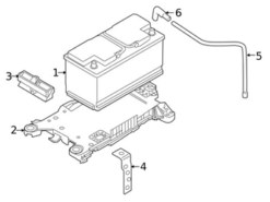 Genuine BMW 61219386604 Battery Tray - BMW