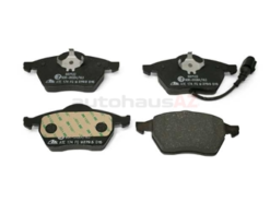 ATE D308A, 607122 Brake Pad Set; Front - Audi, VW | 1J0688151K 1J0688151Q 1J0698151L 1J0698151M