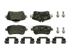 Genuine Mercedes 0074209020, A0074209020 Brake Pad Set; Rear - Mercedes | 0004206704 0064206820 A0064206820