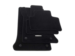 Genuine Mercedes 1666804102689F87 Velour Floor Mat Set; Black; 4-Piece - Mercedes | 1666800048679F87 16668000489F87 16668041029F87