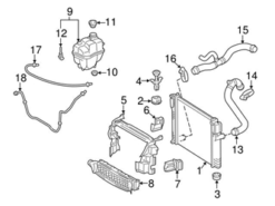 Genuine Mercedes 211501012564 Engine Coolant Overflow Hose - Mercedes | 2115010125 2115010625 211501062565 A2115010125