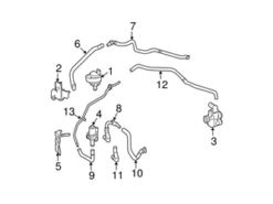 Genuine Mercedes 2118327794 Coolant Hose - Mercedes | A2118327794