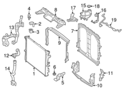 Genuine Mercedes 2135040100 Engine Coolant Recovery Tank Bracket; Lower - Mercedes