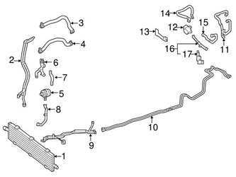 Genuine Mercedes 2225007472 Drive Motor Inverter Coolant Line - Mercedes 1 Genuine Mercedes 2225007472 Drive Motor Inverter Coolant Line - Mercedes