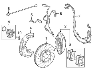 Genuine Mercedes 2229059705 ABS Wheel Speed Sensor; Front Left/Right - Mercedes | 2229050900 1 Genuine Mercedes 2229059705 ABS Wheel Speed Sensor; Front Left/Right - Mercedes | 2229050900