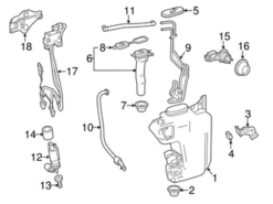 Genuine Mercedes 2318301000 Coolant Hose; Front - Mercedes