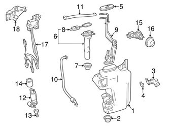 Genuine Mercedes 2318301000 Coolant Hose; Front - Mercedes 1 Genuine Mercedes 2318301000 Coolant Hose; Front - Mercedes
