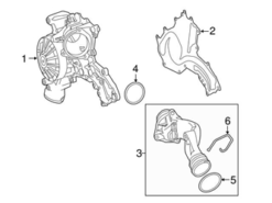 Genuine Mercedes 2782000601 Water Pump - Mercedes