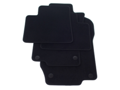 Genuine Mercedes 66290102 Velour Floor Mat Set; Black; 4-Piece - Mercedes | 16468016489E82 16468038489F87 66290039 B66290039