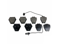Mintex MDB2358 Brake Pad Set; Front With Sensors; 8 Pad Set - 2 With Sensors; D-SHAPE PLUG - Audi, VW | D420MTX MDB2120