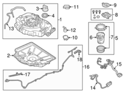 Genuine Porsche 95811378432 Evaporative Emissions System Lines - Porsche | 95811378430