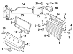 Genuine Porsche 97010643001 Radiator Coolant Hose - Porsche