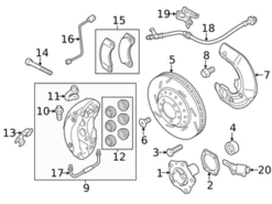 Genuine Porsche 971615124AF Brake Caliper; Front Right - Porsche | 971615124P
