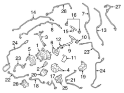Genuine Porsche 99160618000 Turbocharger Boost Sensor - Porsche