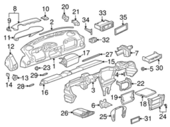 Genuine Porsche 99655267303 Cup Holder Bracket - Porsche