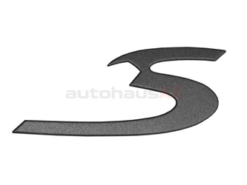 Genuine Porsche 99655924300D04 Emblem; Rear - Porsche
