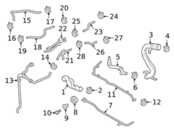 Genuine Porsche PAB81933700 Radiator Coolant Hose - Porsche