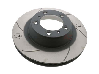 Sebro Slotted & Coated 99135240100, 909361C Disc Brake Rotor; Rear Left - Porsche 1 Sebro Slotted & Coated 99135240100, 909361C Disc Brake Rotor; Rear Left - Porsche