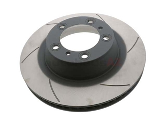 Sebro Slotted & Coated 99135240200, 909360C Disc Brake Rotor; Rear Right - Porsche 1 Sebro Slotted & Coated 99135240200, 909360C Disc Brake Rotor; Rear Right - Porsche