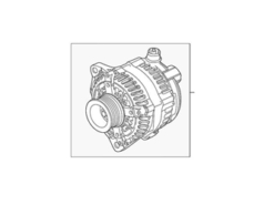 Genuine Volvo 1362798 Alternator - Volvo