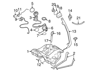 Genuine Volvo 30761742 Fuel Pump, Electric - Volvo 1 Genuine Volvo 30761742 Fuel Pump, Electric - Volvo