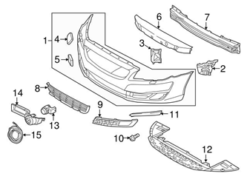Genuine Volvo 31323992 Grille - Volvo
