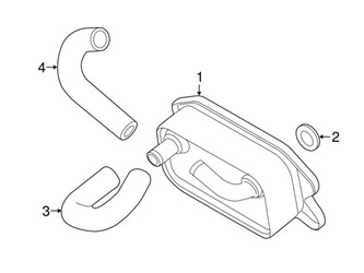 Genuine Volvo 31439473 Coolant Hose - Volvo | 30751747 1 Genuine Volvo 31439473 Coolant Hose - Volvo | 30751747