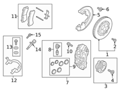 Genuine Volvo 32142492 Disc Brake Rotor; Front Left - Volvo