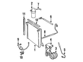 Genuine Volvo 36000819 AC Compressor - Volvo 1 Genuine Volvo 36000819 AC Compressor - Volvo