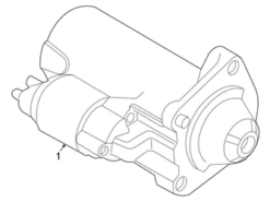 Genuine Volvo 36003222 Starter - Volvo | 36002496
