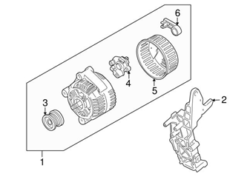Genuine Volvo 36050267 Alternator - Volvo