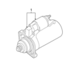 Genuine VW/Audi 02E911023J Starter - Audi, VW | VW02E911023J